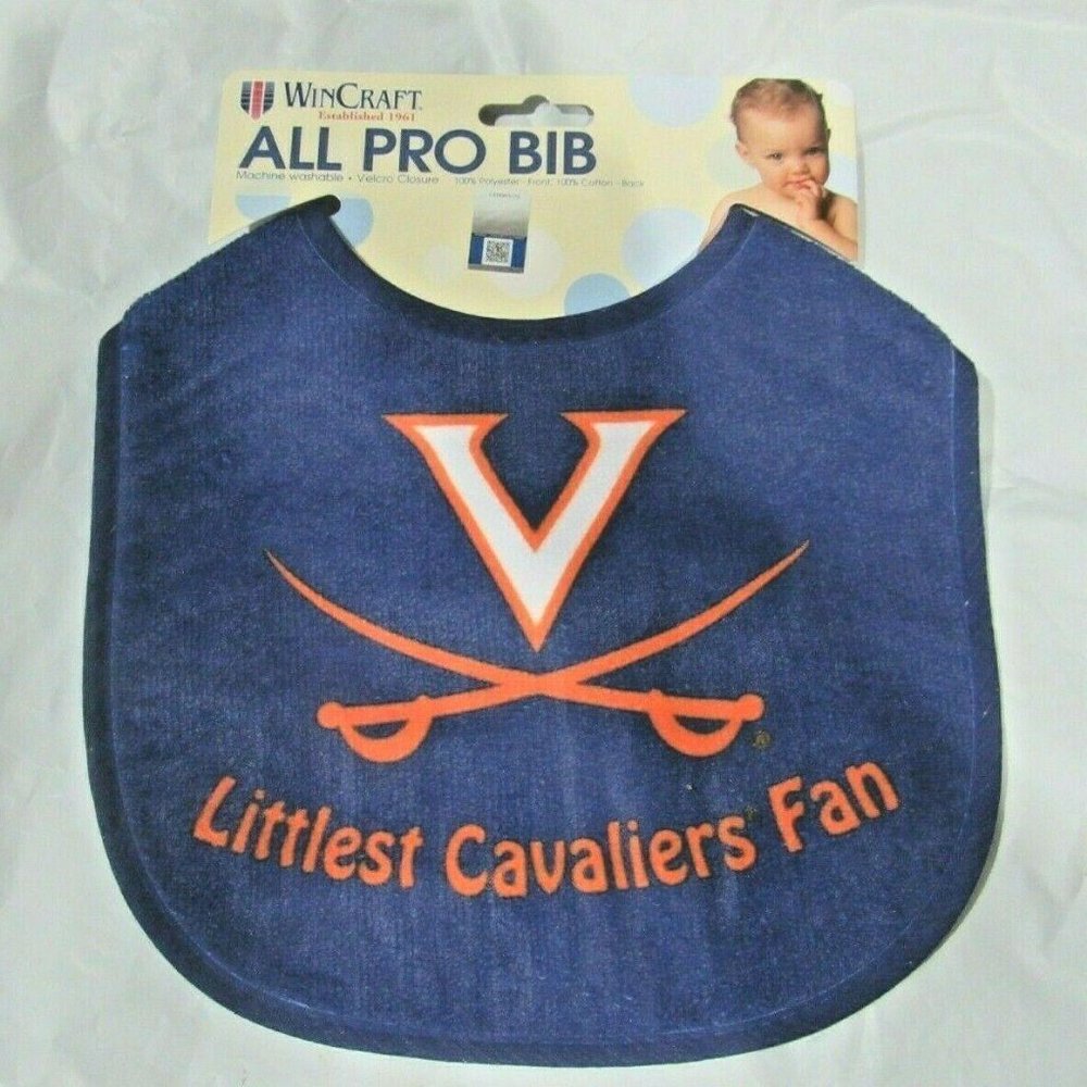 Little Virginia Cavaliers Fan Baby Infant Baby Bib